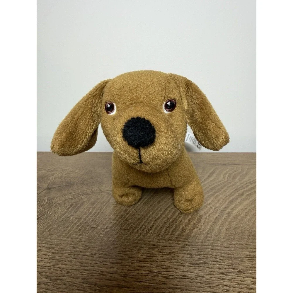 American Girl Maryellen's dog Scooter Brown plush dachshund With Collar